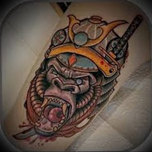 фото тату горилла от 27.03.2018 №088 - gorilla tattoo - tattoo-photo.ru