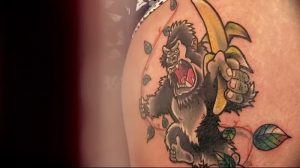 фото тату горилла от 27.03.2018 №098 - gorilla tattoo - tattoo-photo.ru