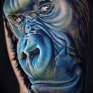 фото тату горилла от 27.03.2018 №106 - gorilla tattoo - tattoo-photo.ru