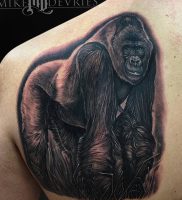 фото тату горилла от 27.03.2018 №116 — gorilla tattoo — tattoo-photo.ru