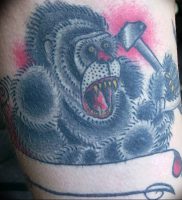 фото тату горилла от 27.03.2018 №118 — gorilla tattoo — tattoo-photo.ru