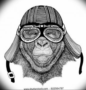 фото тату горилла от 27.03.2018 №119 - gorilla tattoo - tattoo-photo.ru