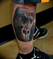 фото тату горилла от 27.03.2018 №121 — gorilla tattoo — tattoo-photo.ru