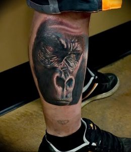 фото тату горилла от 27.03.2018 №121 - gorilla tattoo - tattoo-photo.ru