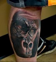 фото тату горилла от 27.03.2018 №122 — gorilla tattoo — tattoo-photo.ru