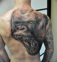 фото тату горилла от 27.03.2018 №126 — gorilla tattoo — tattoo-photo.ru