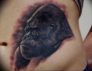фото тату горилла от 27.03.2018 №127 - gorilla tattoo - tattoo-photo.ru