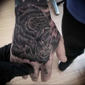 фото тату горилла от 27.03.2018 №138 - gorilla tattoo - tattoo-photo.ru