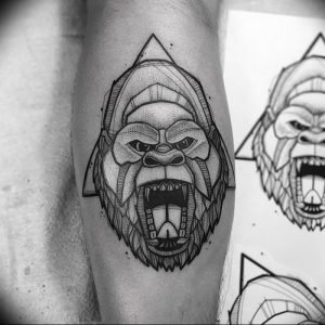 фото тату горилла от 27.03.2018 №139 - gorilla tattoo - tattoo-photo.ru