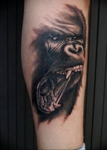 фото тату горилла от 27.03.2018 №152 - gorilla tattoo - tattoo-photo.ru