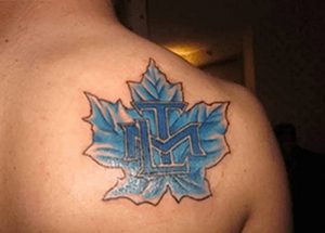 фото тату кленовый лист от 14.04.2018 №146 - maple leaf tattoo - tattoo-photo.ru