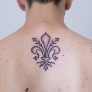 фото тату королевская лилия от 08.04.2018 №044 - tattoo royal lily - tattoo-photo.ru