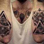 фото тату масонов от 11.04.2018 №054 - Masonic tattoo - tattoo-photo.ru