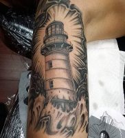 фото тату маяк от 16.04.2018 №004 — tattoo beacon — tattoo-photo.ru