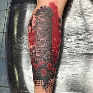 фото тату маяк от 16.04.2018 №015 - tattoo beacon - tattoo-photo.ru