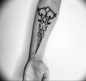 фото тату ножницы от 27.03.2018 №008 - tattoo scissors - tattoo-photo.ru