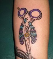фото тату ножницы от 27.03.2018 №018 — tattoo scissors — tattoo-photo.ru