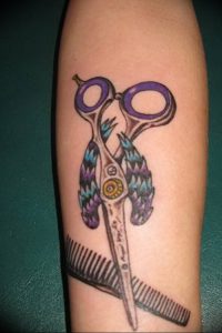 фото тату ножницы от 27.03.2018 №018 - tattoo scissors - tattoo-photo.ru