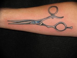 фото тату ножницы от 27.03.2018 №021 - tattoo scissors - tattoo-photo.ru