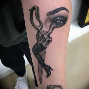 фото тату ножницы от 27.03.2018 №023 - tattoo scissors - tattoo-photo.ru