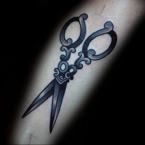 фото тату ножницы от 27.03.2018 №029 - tattoo scissors - tattoo-photo.ru