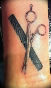 фото тату ножницы от 27.03.2018 №030 - tattoo scissors - tattoo-photo.ru