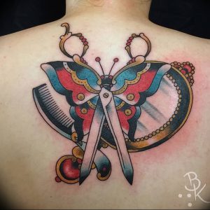 фото тату ножницы от 27.03.2018 №033 - tattoo scissors - tattoo-photo.ru