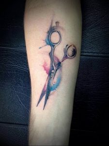 фото тату ножницы от 27.03.2018 №063 - tattoo scissors - tattoo-photo.ru