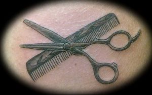 фото тату ножницы от 27.03.2018 №074 - tattoo scissors - tattoo-photo.ru