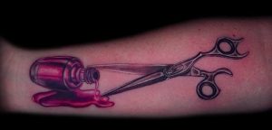 фото тату ножницы от 27.03.2018 №077 - tattoo scissors - tattoo-photo.ru