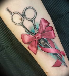 фото тату ножницы от 27.03.2018 №082 - tattoo scissors - tattoo-photo.ru