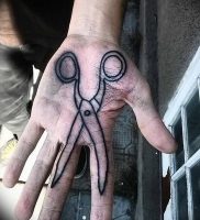 фото тату ножницы от 27.03.2018 №094 — tattoo scissors — tattoo-photo.ru