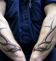 фото тату рога от 08.04.2018 №007 — tattoo horn — tattoo-photo.ru