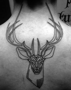 фото тату рога от 08.04.2018 №021 - tattoo horn - tattoo-photo.ru