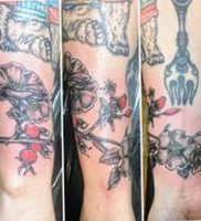 фото тату шиповник от 13.04.2018 №008 — Tattoo rosehip — tattoo-photo.ru