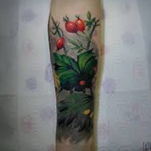 фото тату шиповник от 13.04.2018 №013 - Tattoo rosehip - tattoo-photo.ru
