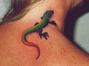 фото тату ящерица от 11.04.2018 №002 - tattoo lizard - tattoo-photo.ru