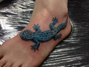 фото тату ящерица от 11.04.2018 №035 - tattoo lizard - tattoo-photo.ru