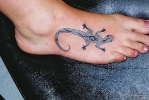 фото тату ящерица от 11.04.2018 №042 - tattoo lizard - tattoo-photo.ru