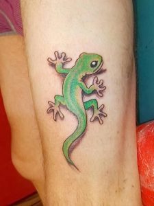 фото тату ящерица от 11.04.2018 №047 - tattoo lizard - tattoo-photo.ru