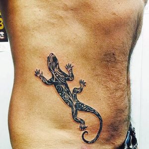 фото тату ящерица от 11.04.2018 №049 - tattoo lizard - tattoo-photo.ru