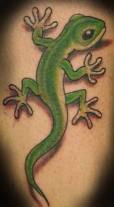 фото тату ящерица от 11.04.2018 №052 - tattoo lizard - tattoo-photo.ru