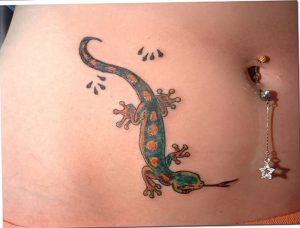 фото тату ящерица от 11.04.2018 №054 - tattoo lizard - tattoo-photo.ru