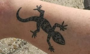 фото тату ящерица от 11.04.2018 №056 - tattoo lizard - tattoo-photo.ru
