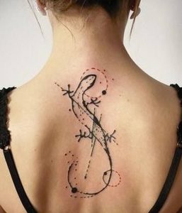 фото тату ящерица от 11.04.2018 №058 - tattoo lizard - tattoo-photo.ru