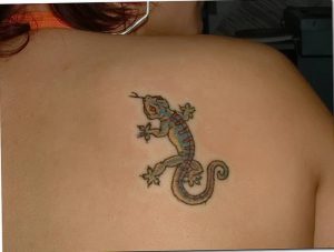 фото тату ящерица от 11.04.2018 №064 - tattoo lizard - tattoo-photo.ru