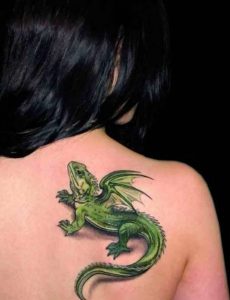 фото тату ящерица от 11.04.2018 №065 - tattoo lizard - tattoo-photo.ru