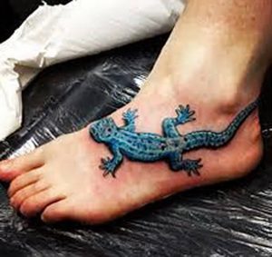 фото тату ящерица от 11.04.2018 №068 - tattoo lizard - tattoo-photo.ru
