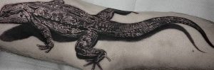 фото тату ящерица от 11.04.2018 №113 - tattoo lizard - tattoo-photo.ru