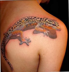 фото тату ящерица от 11.04.2018 №118 - tattoo lizard - tattoo-photo.ru
